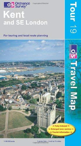 Kent and South East London (OS Travel Map - Tour Map) - Wide World Maps & MORE! - Book - Wide World Maps & MORE! - Wide World Maps & MORE!