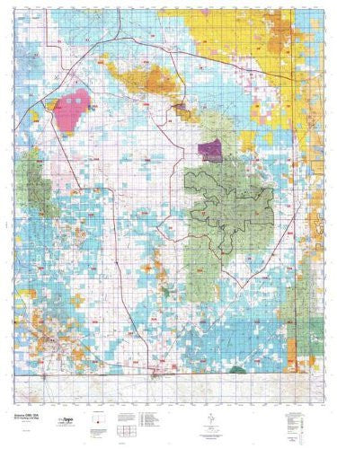Arizona GMU 30A Hunt Area / Game Management Unit (GMU) Map - Wide World Maps & MORE! - Map - MyTopo - Wide World Maps & MORE!