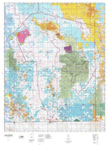 Arizona GMU 30A Hunt Area / Game Management Unit (GMU) Map - Wide World Maps & MORE! - Map - MyTopo - Wide World Maps & MORE!