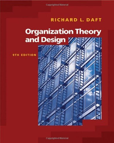 Organization Theory and Design (with InfoTrac) (Available Titles CengageNOW) - Wide World Maps & MORE! - Book - Brand: Cengage Learning - Wide World Maps & MORE!