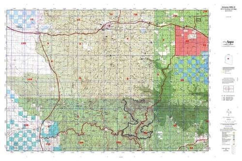 Arizona GMU 8 Hunt Area / Game Management Units (GMU) Map - Wide World Maps & MORE! - Book - Wide World Maps & MORE! - Wide World Maps & MORE!
