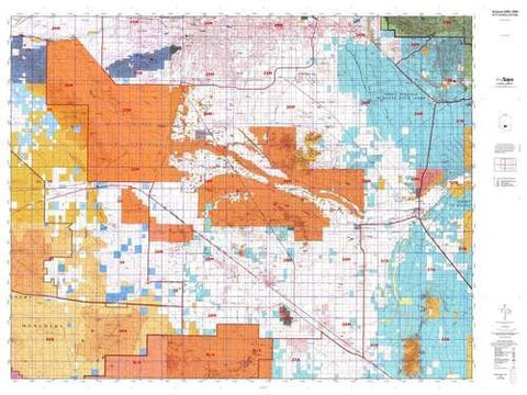 Arizona GMU 25M Hunt Area / Game Management Unit (GMU) Map - Wide World Maps & MORE! - Map - MyTopo - Wide World Maps & MORE!