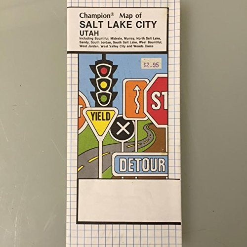 Champion Map of Salt Lake City - Wide World Maps & MORE! - Book - Wide World Maps & MORE! - Wide World Maps & MORE!