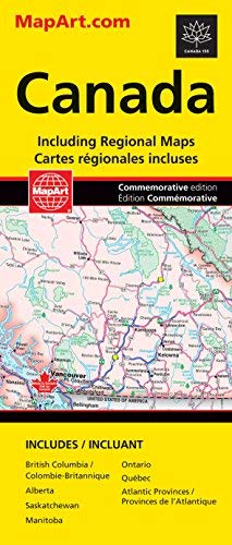 Canada Road Map - Wide World Maps & MORE! - Book - Wide World Maps & MORE! - Wide World Maps & MORE!