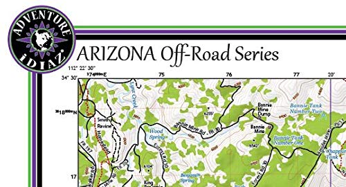 Poland Junction, Arizona / Off-Road Series - Wide World Maps & MORE! - Map - Adventure iDiaz Maps - Wide World Maps & MORE!