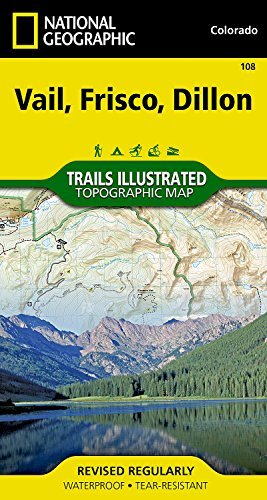 Vail, Frisco, Dillon (National Geographic Trails Illustrated Map) - Wide World Maps & MORE! - Book - National Geographic - Wide World Maps & MORE!