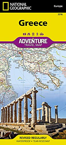 Greece (National Geographic Adventure Map, 3316) - Wide World Maps & MORE!