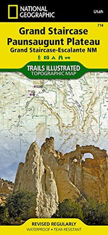 Grand Staircase, Paunsaugunt Plateau [Grand Staircase-Escalante National Monument] (National Geographic Trails Illustrated Map) - Wide World Maps & MORE! - Book - National Geographic - Wide World Maps & MORE!