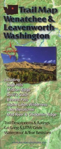 Wenatchee and Leavenworth Trail Map - Wide World Maps & MORE! - Book - Wide World Maps & MORE! - Wide World Maps & MORE!