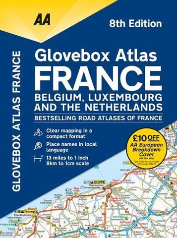 AA Glovebox Atlas France - Wide World Maps & MORE! - Book - Wide World Maps & MORE! - Wide World Maps & MORE!