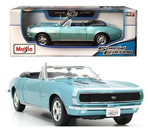 1967 Chevrolet Camaro RS/SS 396 Red 1/18 Diecast Model Car By Maisto Blue by Maisto Special Edition - Wide World Maps & MORE! - Toy - Maisto Special Edition - Wide World Maps & MORE!