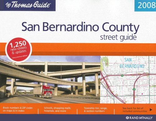 Thomas Guide 2008 San Bernardino, California (Thomas Guide San Bernardino County Street Guide & Directory) - Wide World Maps & MORE! - Book - Wide World Maps & MORE! - Wide World Maps & MORE!