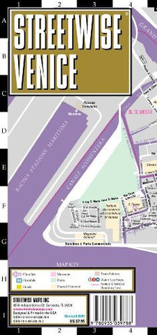 Streetwise Venice Map - Laminated City Center Street Map of Venice, Italy - Wide World Maps & MORE! - Book - StreetWise - Wide World Maps & MORE!
