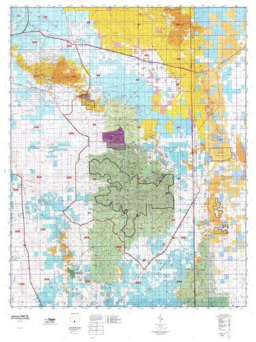 Arizona GMU 29 Hunt Area / Game Management Unit (GMU) Map - Wide World Maps & MORE! - Map - MyTopo - Wide World Maps & MORE!