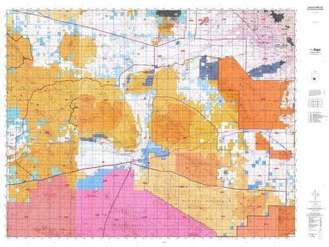 Arizona GMU 39 Hunt Area / Game Management Unit (GMU) Map - Wide World Maps & MORE! - Map - MyTopo - Wide World Maps & MORE!