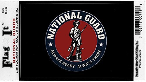 National Guard Seal decal for auto, truck or boat - Wide World Maps & MORE! - Automotive Parts and Accessories - Flag It - Wide World Maps & MORE!