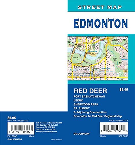 Edmonton / St. Albert / Sherwood Park / Red Deer, Alberta Street Map - Wide World Maps & MORE! - Book - Wide World Maps & MORE! - Wide World Maps & MORE!