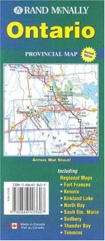 Rand McNally Ontario, Canada - Wide World Maps & MORE! - Book - Wide World Maps & MORE! - Wide World Maps & MORE!