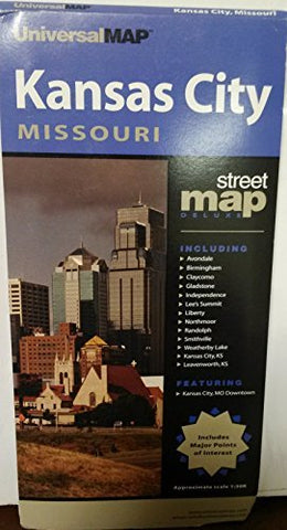 Kansas City Map - Wide World Maps & MORE! - Book - Wide World Maps & MORE! - Wide World Maps & MORE!