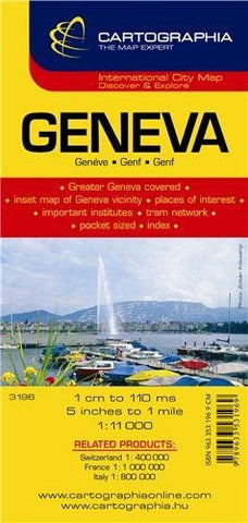 Geneva (City Map) - Wide World Maps & MORE! - Book - Cartographia - Wide World Maps & MORE!