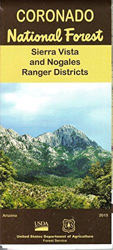 Coronado National Forest: Sierra Vista and Nogales Ranger Districts - Wide World Maps & MORE! - Map - United States Department of Agriculture - Wide World Maps & MORE!