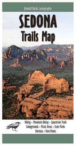 Sedona Trails Map - Wide World Maps & MORE! - Book - Emmet Barks Cartography - Wide World Maps & MORE!