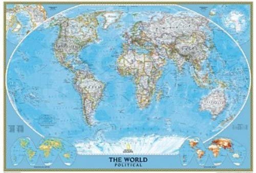 NATIONAL GEOGRAPHIC RE0622005T World Classic - Tubed Map - Wide World Maps & MORE!