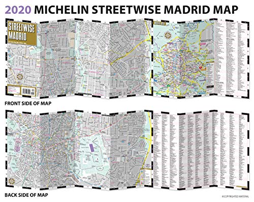 Streetwise Madrid Map - Laminated City Center Street Map of Madrid, Spain (Michelin Streetwise Maps) - Wide World Maps & MORE!