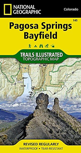 Pagosa Springs, Bayfield (National Geographic Trails Illustrated Map) - Wide World Maps & MORE! - Map - National Geographic Maps - Wide World Maps & MORE!