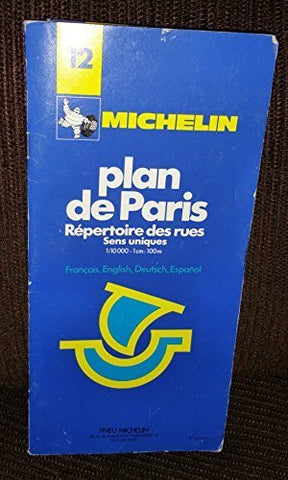 Michelin plan de Paris 1/10 000 (French Edition) - Wide World Maps & MORE! - Book - Wide World Maps & MORE! - Wide World Maps & MORE!