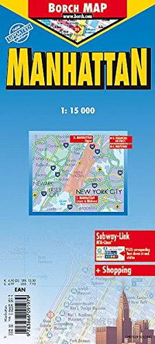 Manhattan Laminated Map - Wide World Maps & MORE! - Book - Wide World Maps & MORE! - Wide World Maps & MORE!