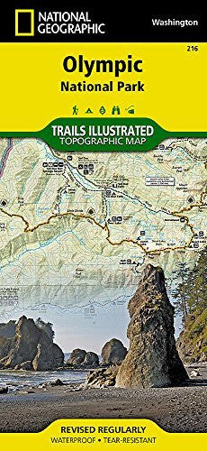 Olympic National Park (National Geographic Trails Illustrated Map) - Wide World Maps & MORE! - Book - National Geographic - Wide World Maps & MORE!