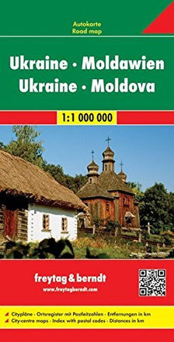 Ukraine - Moldavia Road Map (Road Maps) (English, French, Italian, German and Ukrainian Edition) - Wide World Maps & MORE! - Map - Freytag & Berndt - Wide World Maps & MORE!