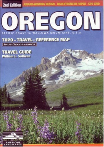 Oregon Topo Travel Reference Map by Imus (American Landscapes) - Wide World Maps & MORE! - Book - Imus Geographics - Wide World Maps & MORE!