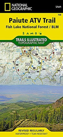 Paiute ATV Trail [Fish Lake National Forest, BLM] (National Geographic Trails Illustrated Map) - Wide World Maps & MORE! - Book - Wide World Maps & MORE! - Wide World Maps & MORE!