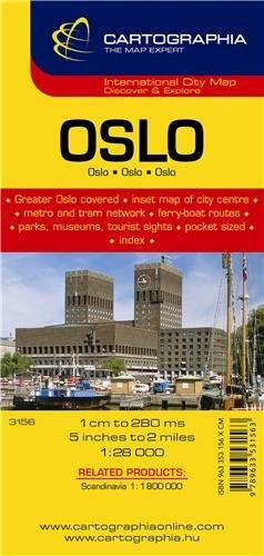 Oslo Map - Wide World Maps & MORE! - Book - Wide World Maps & MORE! - Wide World Maps & MORE!