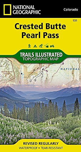 Crested Butte, Pearl Pass (National Geographic Trails Illustrated Map) - Wide World Maps & MORE! - Book - National Geographic - Wide World Maps & MORE!