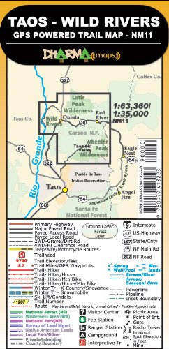 Taos Wild Rivers - GPS Powered Trail Map - Wide World Maps & MORE! - Book - Wide World Maps & MORE! - Wide World Maps & MORE!