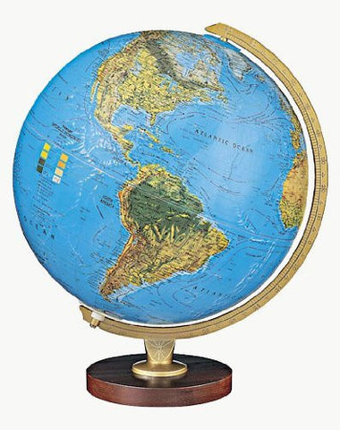 Replogle(R) Livingston Illuminated Globe, 12in. Diameter - Wide World Maps & MORE! - Office Product - Replogle Globes, Inc. - Wide World Maps & MORE!