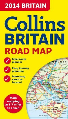 2014 Collins Map of Britain (Collins Road Map) - Wide World Maps & MORE! - Book - Wide World Maps & MORE! - Wide World Maps & MORE!