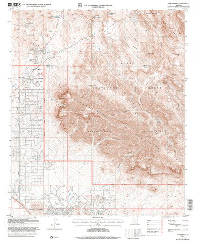 Goldfield, Arizona (7.5'×7.5' Topographic Quadrangle) - Wide World Maps & MORE! - Map - Wide World Maps & MORE! - Wide World Maps & MORE!