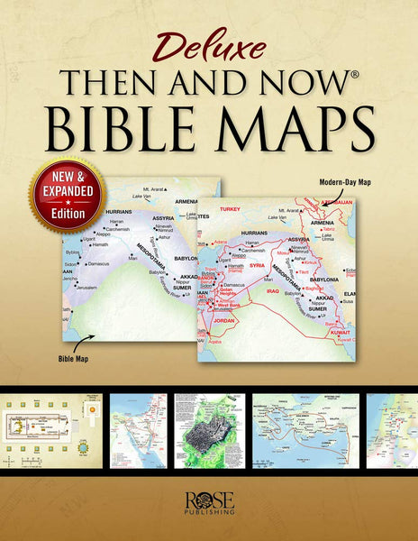 Deluxe Then and Now Bible Maps: New and Expanded Edition [Paperback] Rose Publishing - Wide World Maps & MORE!