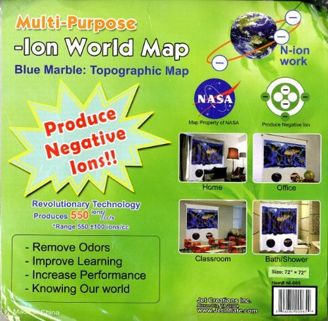 Blue Marble: Topographic Map (Multi-Purpose -Ion World Map) (Multi-Purpose -Ion World Map) - Wide World Maps & MORE! - Book - Wide World Maps & MORE! - Wide World Maps & MORE!