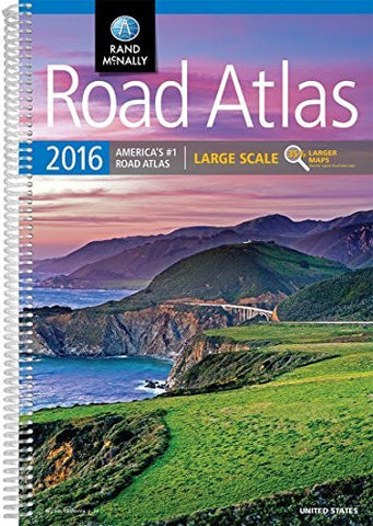 Rand McNally 2016 Large Scale Road Atlas (Rand Mcnally Large Scale Road Atlas USA) - Wide World Maps & MORE! - Book - Rand Mcnally (COR) - Wide World Maps & MORE!