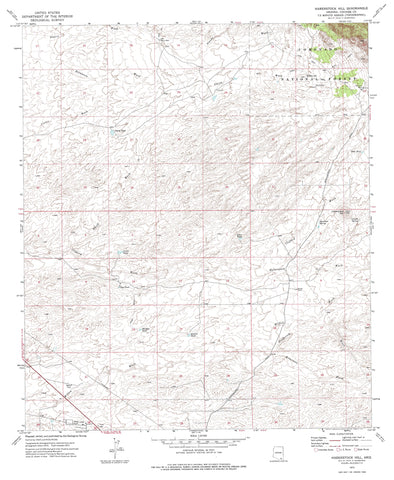 Haberstock Hill, Arizona (7.5'×7.5' Topographic Quadrangle) - Wide World Maps & MORE!