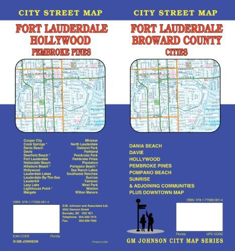 Fort Lauderdale, FL City Street Map - Wide World Maps & MORE! - Book - Wide World Maps & MORE! - Wide World Maps & MORE!