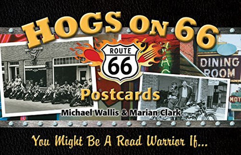 Hogs on 66 Postcards - Wide World Maps & MORE! - Book - Brand: Council Oak Books - Wide World Maps & MORE!