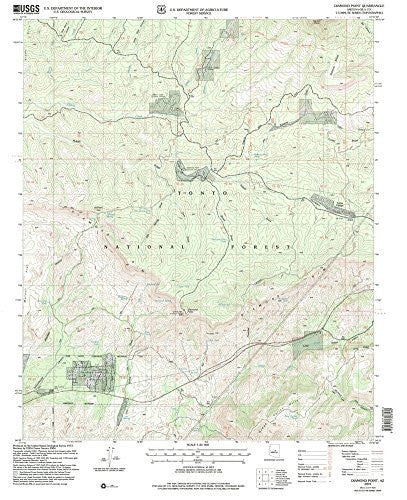 Diamond Point, Arizona (7.5'×7.5' Topographic Quadrangle) - Wide World Maps & MORE! - Map - Wide World Maps & MORE! - Wide World Maps & MORE!