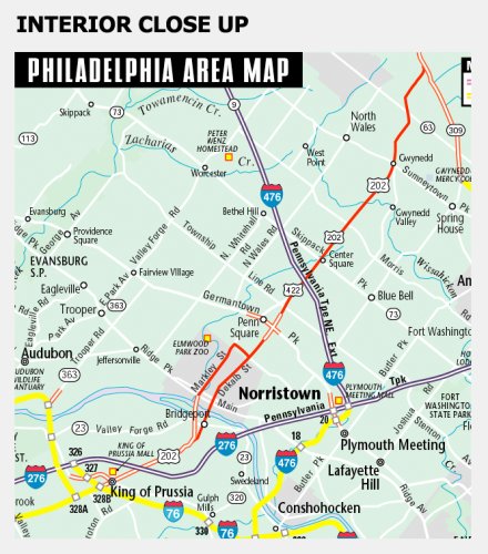 Streetwise Pennsylvania Map - Laminated State Road Map of Pennsylvania - Wide World Maps & MORE! - Book - StreetWise - Wide World Maps & MORE!