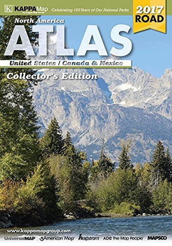 2017 North American Deluxe Road Atlas - Wide World Maps & MORE! - Furniture - Universal Map - Wide World Maps & MORE!